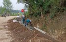 Làng Cò Mót, Làng Miềng xây dựng các tiêu chí xây nông thôn mới xây mương thoát nước